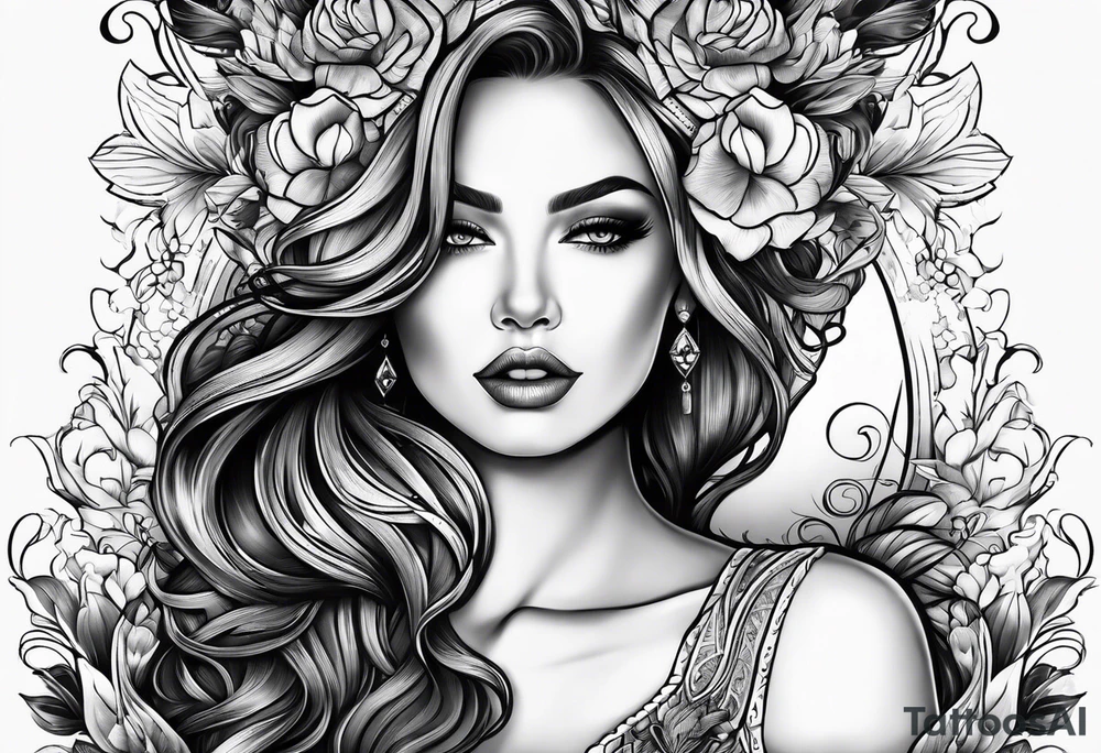Strong Mother of two tattoo idea