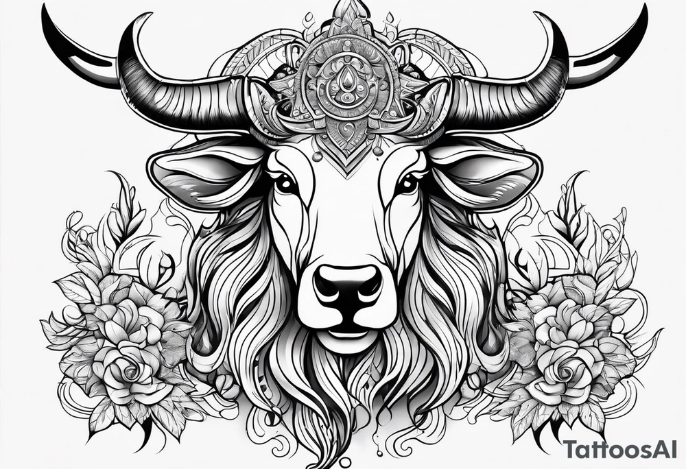 Taurus, Aquarius, Libra, half sleeve tattoo idea