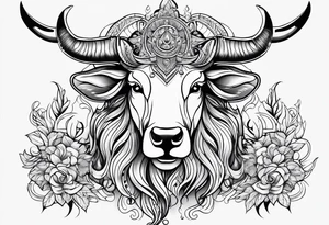 Taurus, Aquarius, Libra, half sleeve tattoo idea