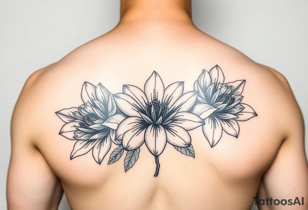 Mimosa flower tattoo idea