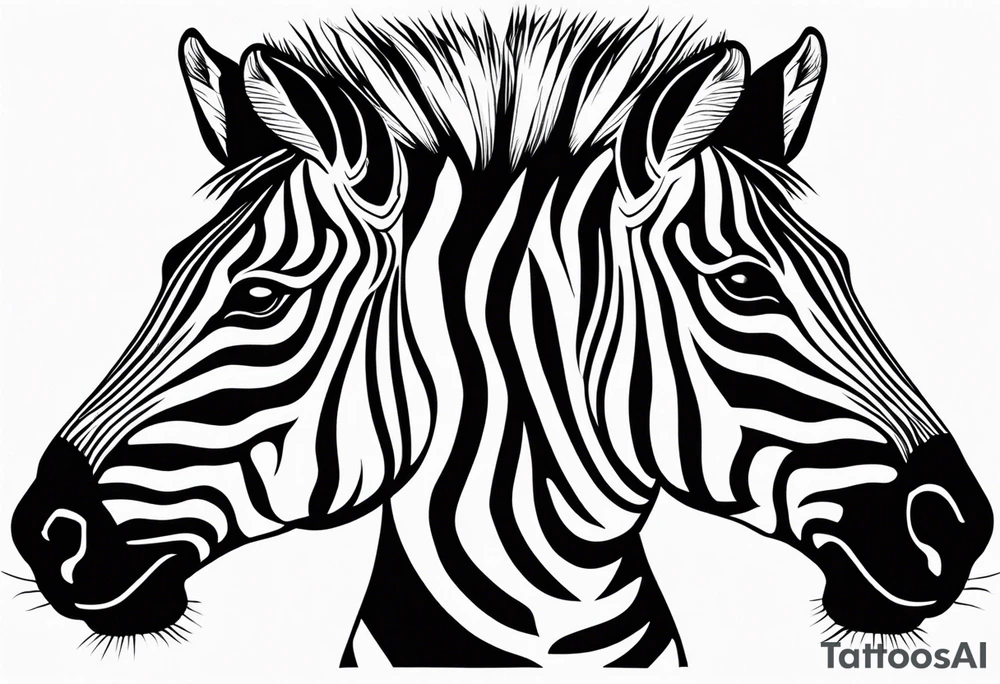 ZEBRA HEAD tattoo idea