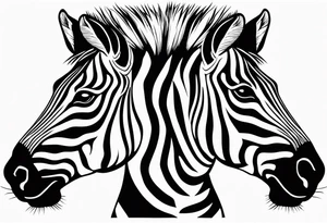 ZEBRA HEAD tattoo idea