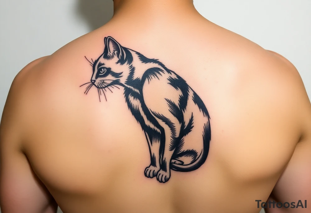 Black Cat tattoo idea