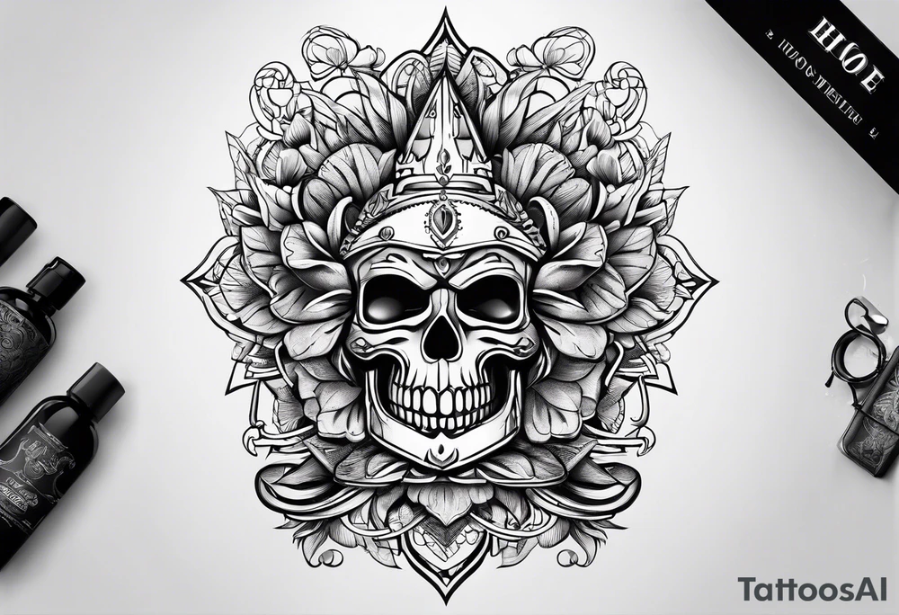 discipline and consistency words tattoo idea