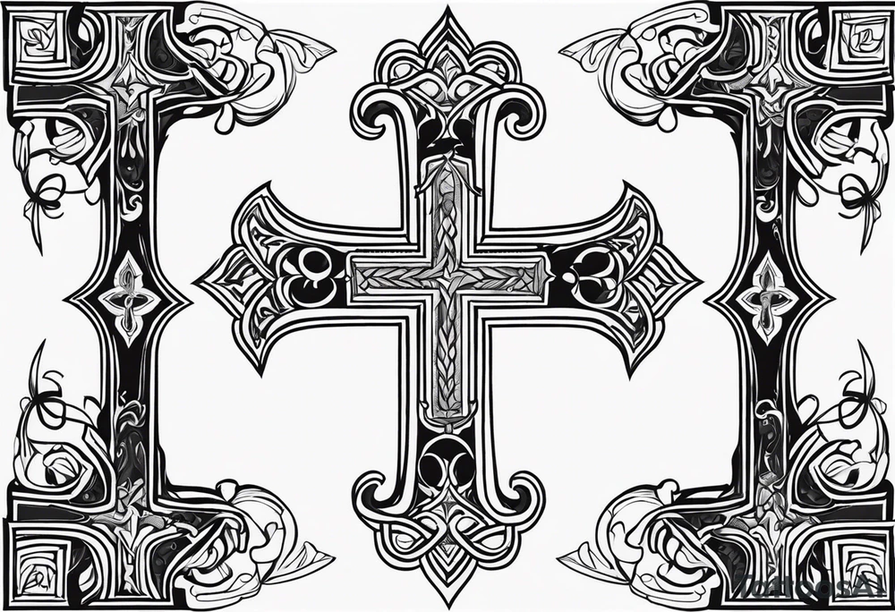 Faith Cross tattoo idea