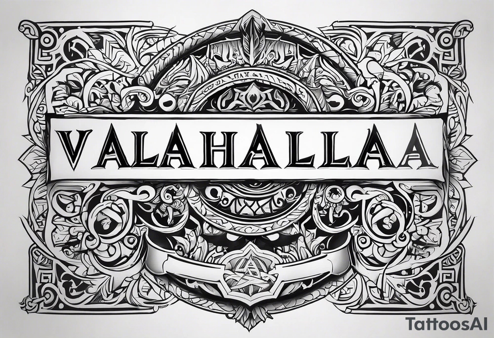 Valhalla tattoo idea