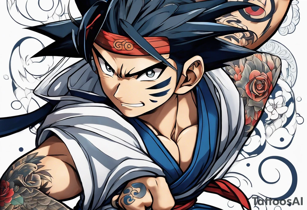 Anime inosuke tattoo idea