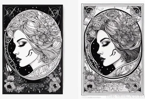 death and beauty, Eldridge horror, astrology tattoo idea
