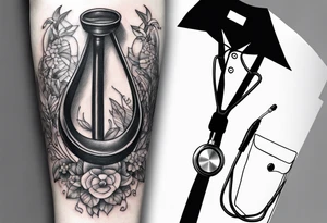 NECK TIE
, STETHOSCOPE tattoo idea