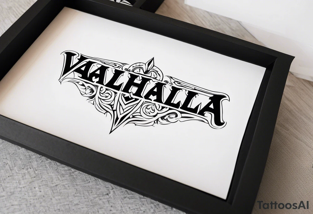Valhalla tattoo idea