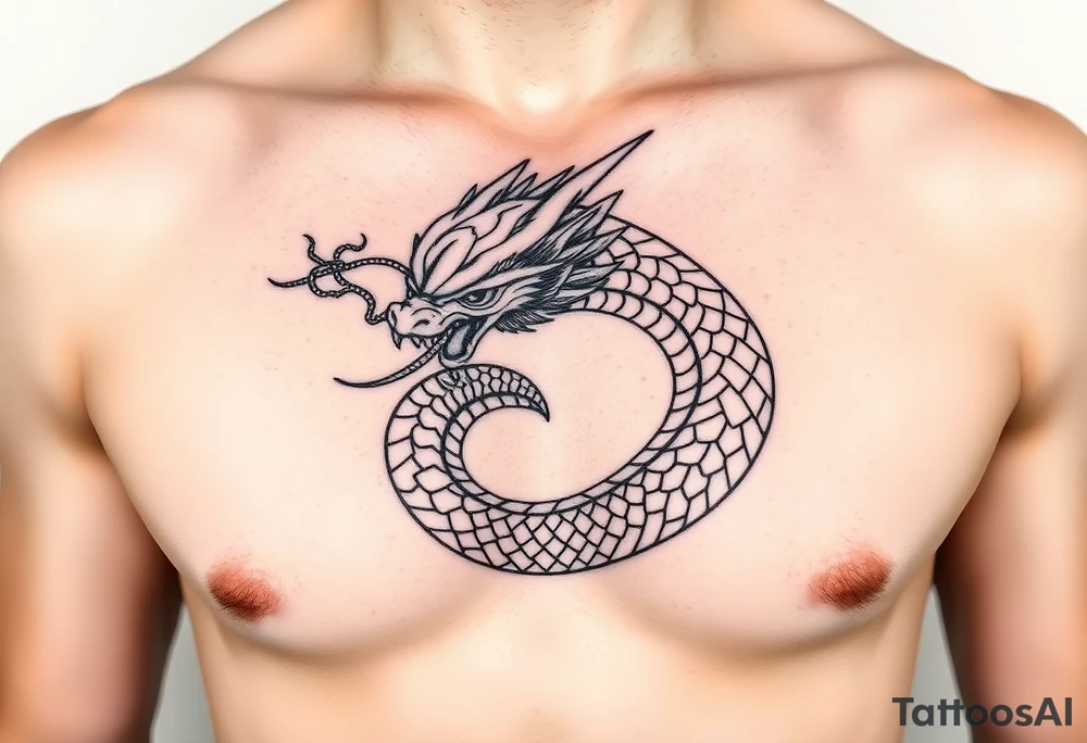 naga in japanese tattoo idea