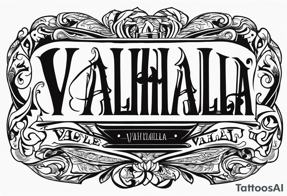 Valhalla tattoo idea