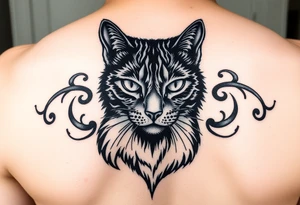 Black Cat tattoo idea