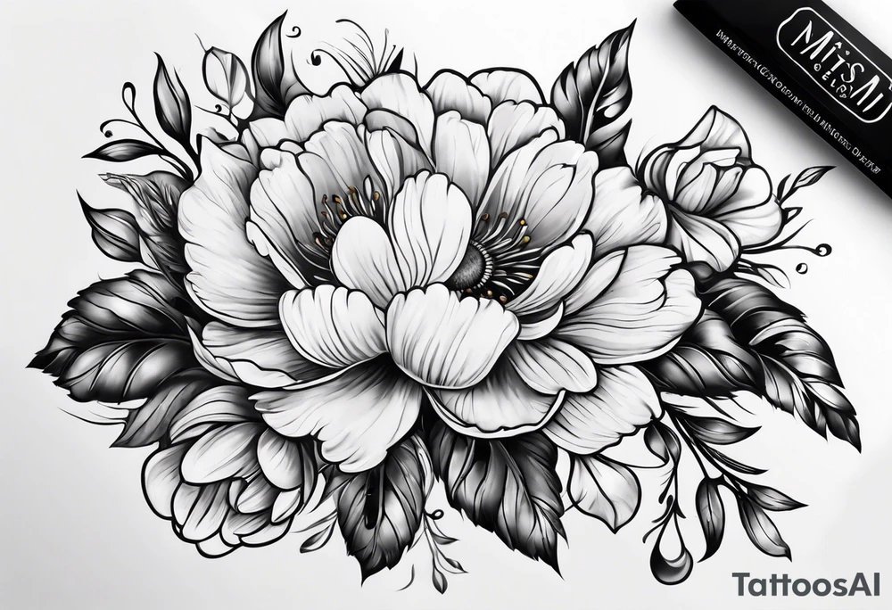 In memory of mom sleeve tattoo idea