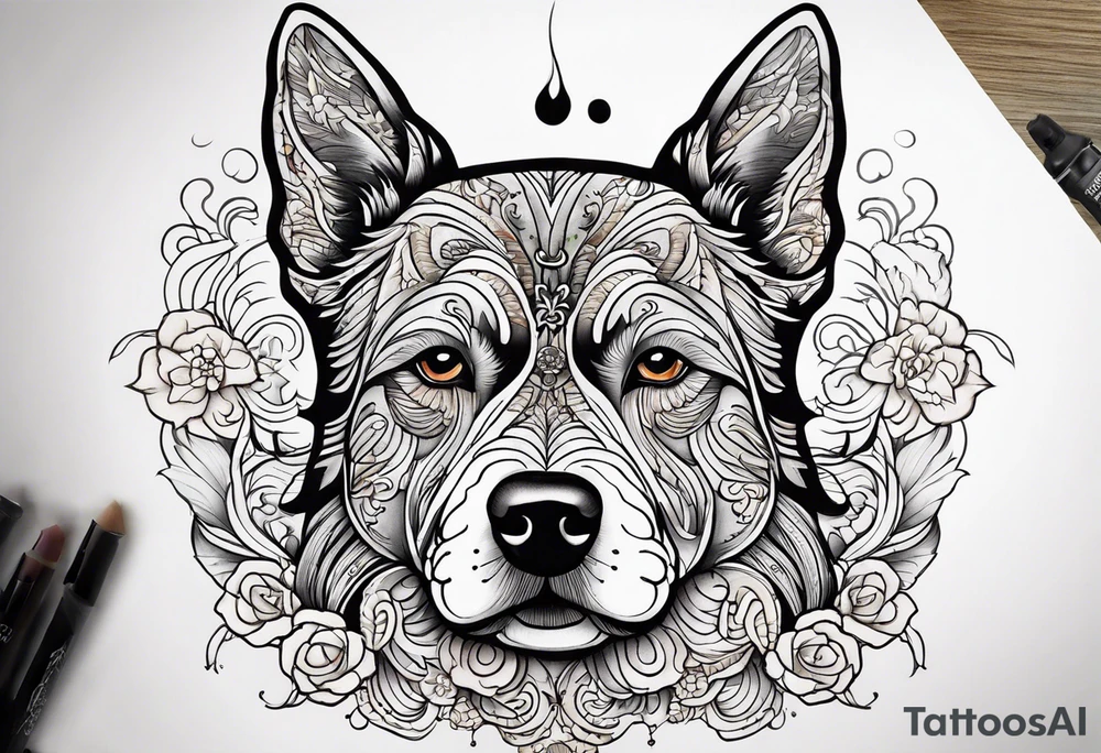 tattoo for my dog buddy tattoo idea