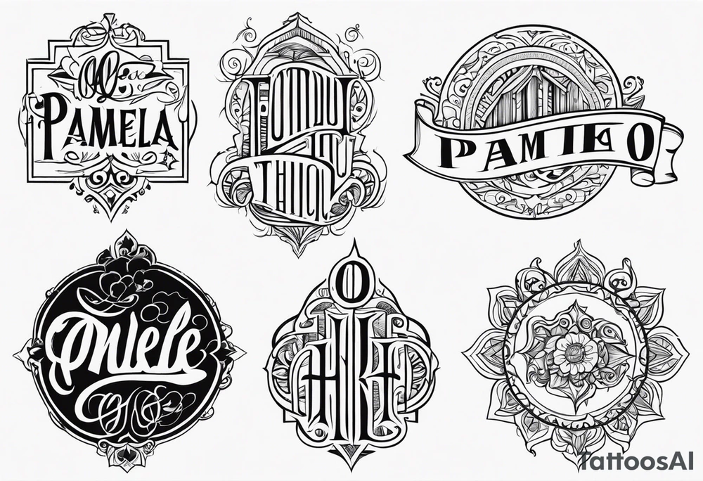 Pamela tattoo idea