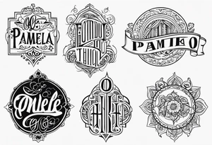 Pamela tattoo idea