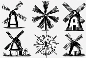 The mathematical dutch windmill graph from graph theory that is cute tattoo idea