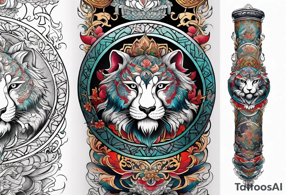 Reincarnation forearm tattoo tattoo idea