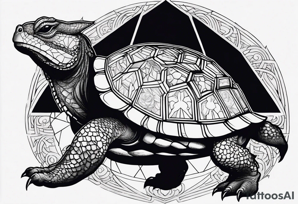 dragon turtle tattoo idea