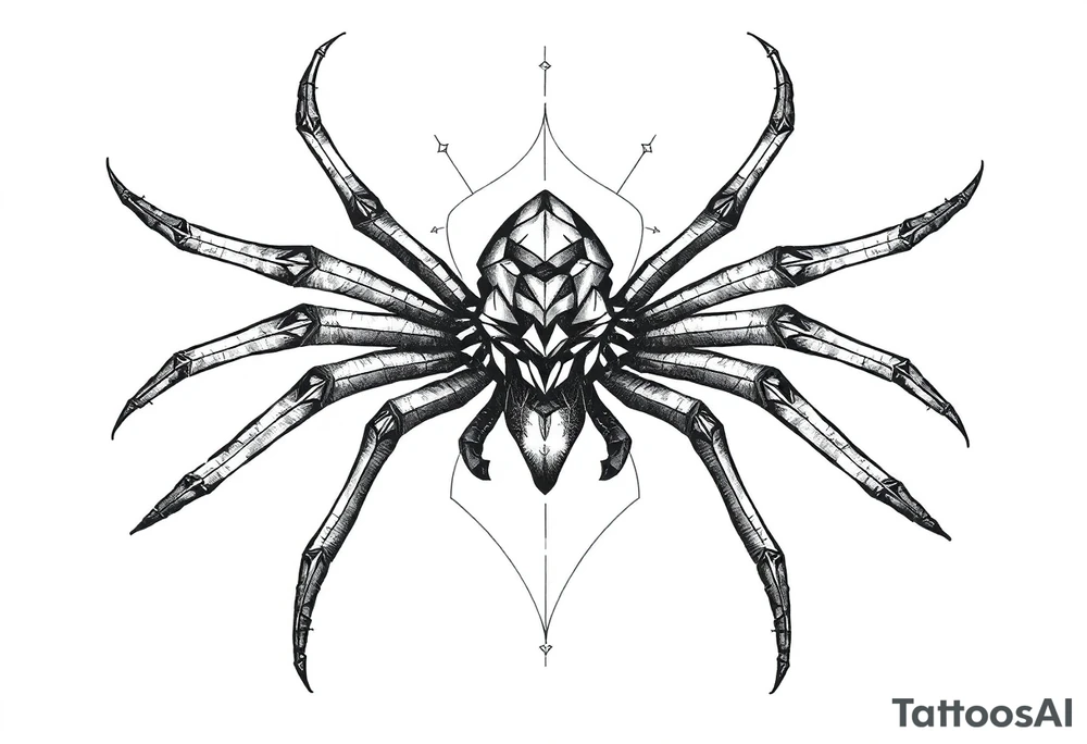 Spider tattoo idea