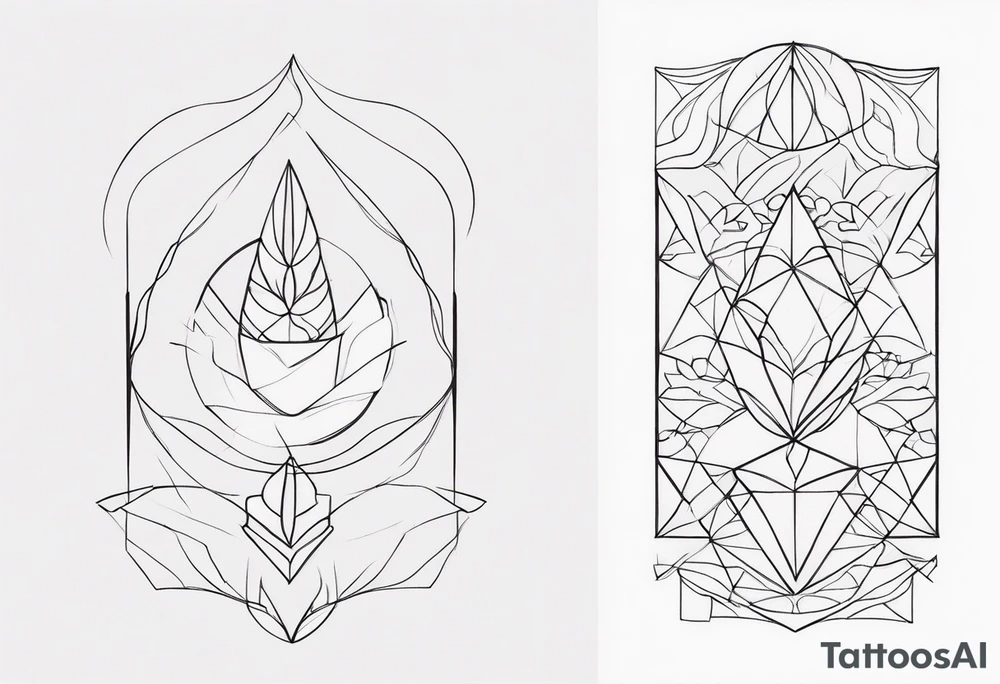 lines tattoo idea