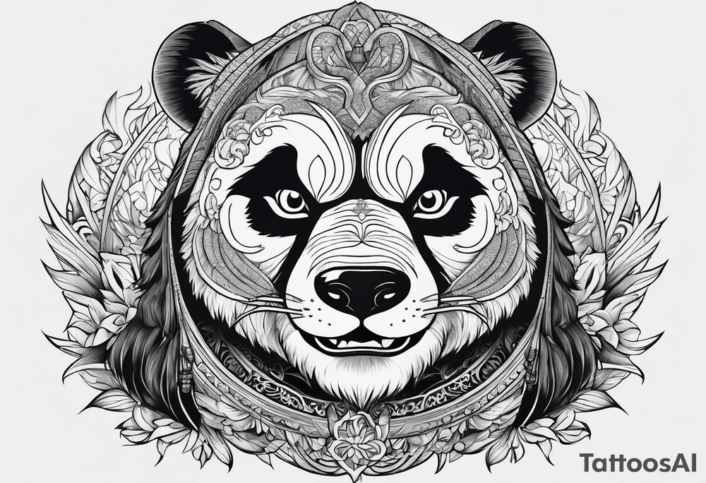 kung fu panda tattoo idea