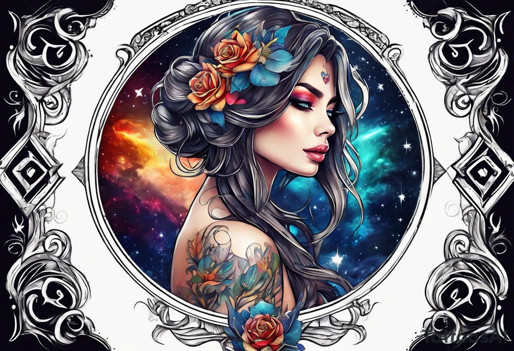 connection with universe tattoo idea