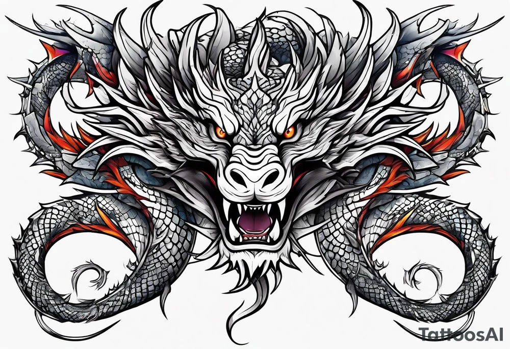 Dragon tattoo idea