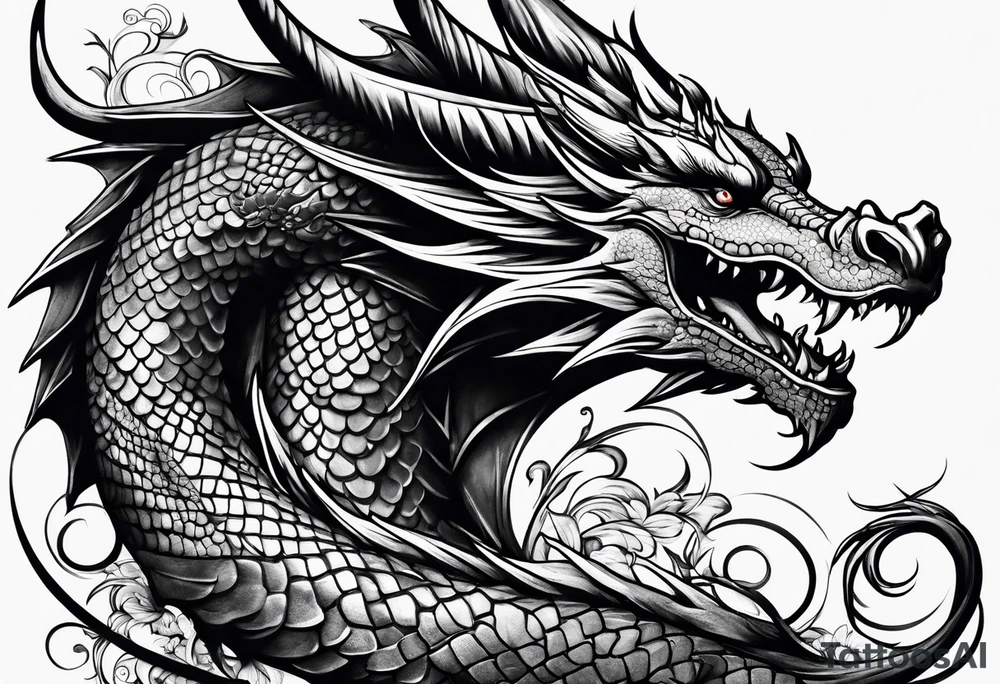 Dragon tattoo idea