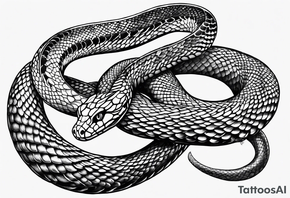 realistic snakec tattoo tattoo idea