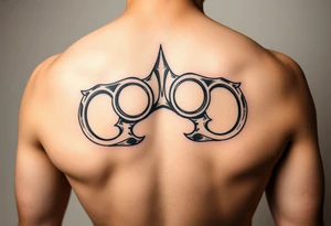brass knuckles gangster vibe tattoo idea