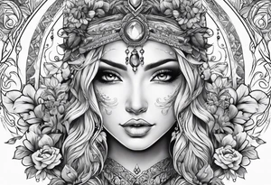 cute fine line tattoo idea