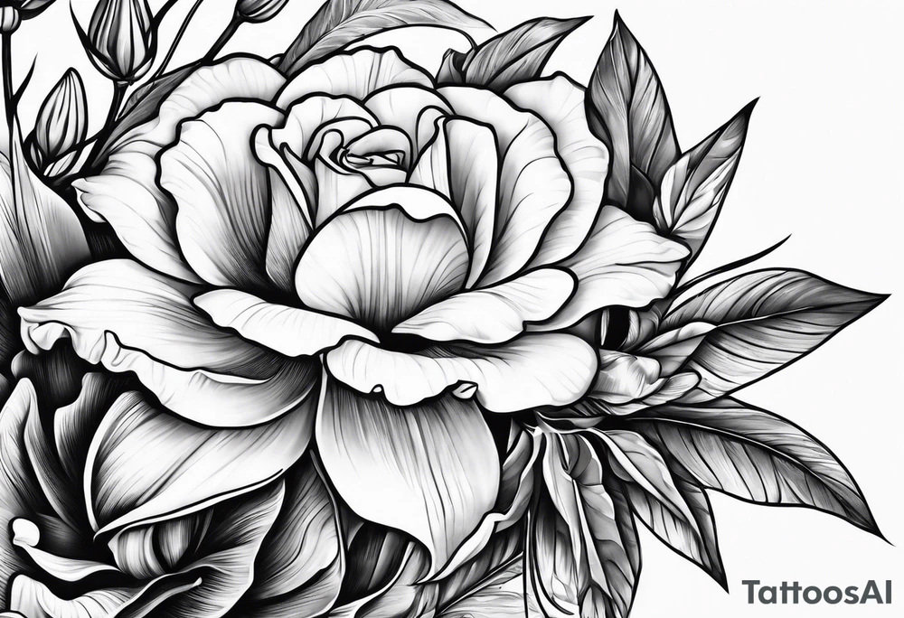 Lisanthus tattoo idea
