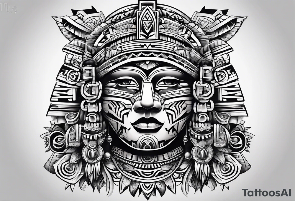 Aztec tattoo idea