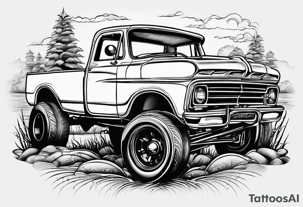 Sprint car, #2, mom, dad, fishing tattoo idea