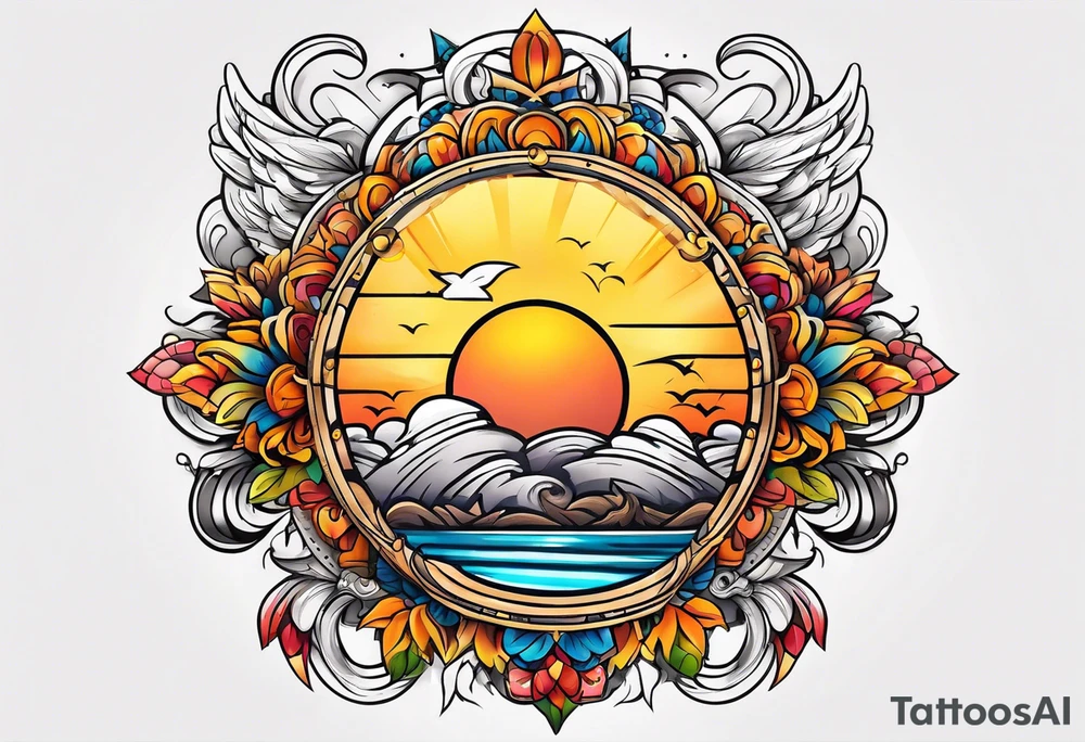 Sunshine tattoo idea