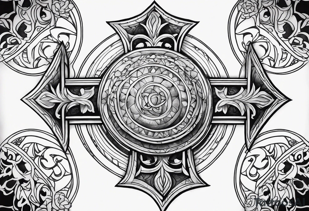 cross tattoo idea