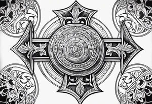 cross tattoo idea