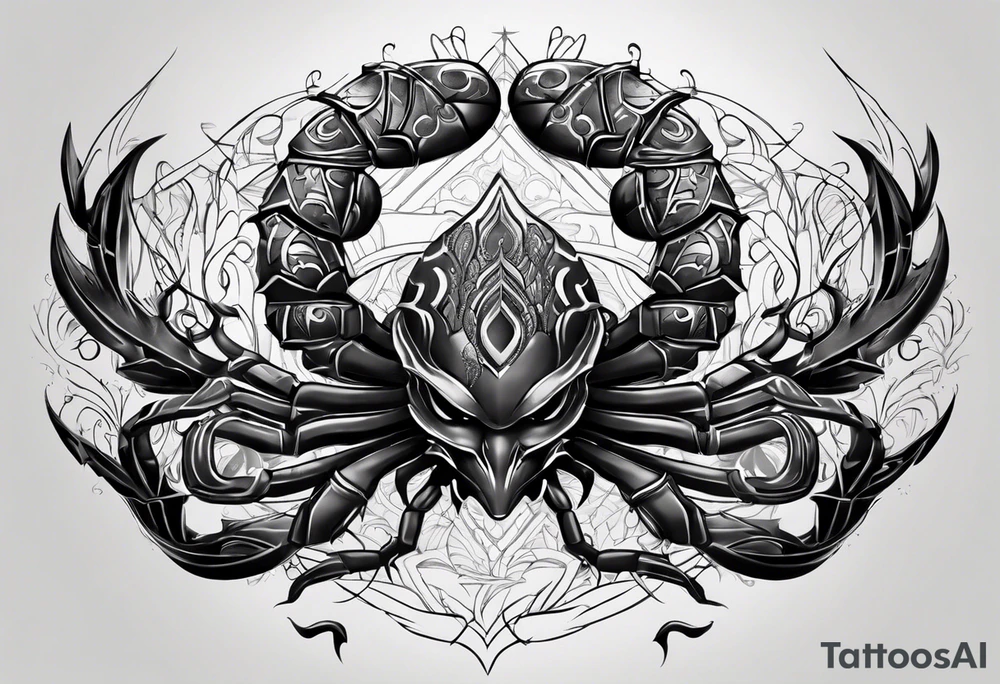 scorpio tattoo idea