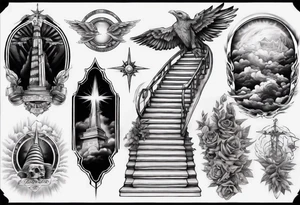 Stairway to heaven tattoo idea