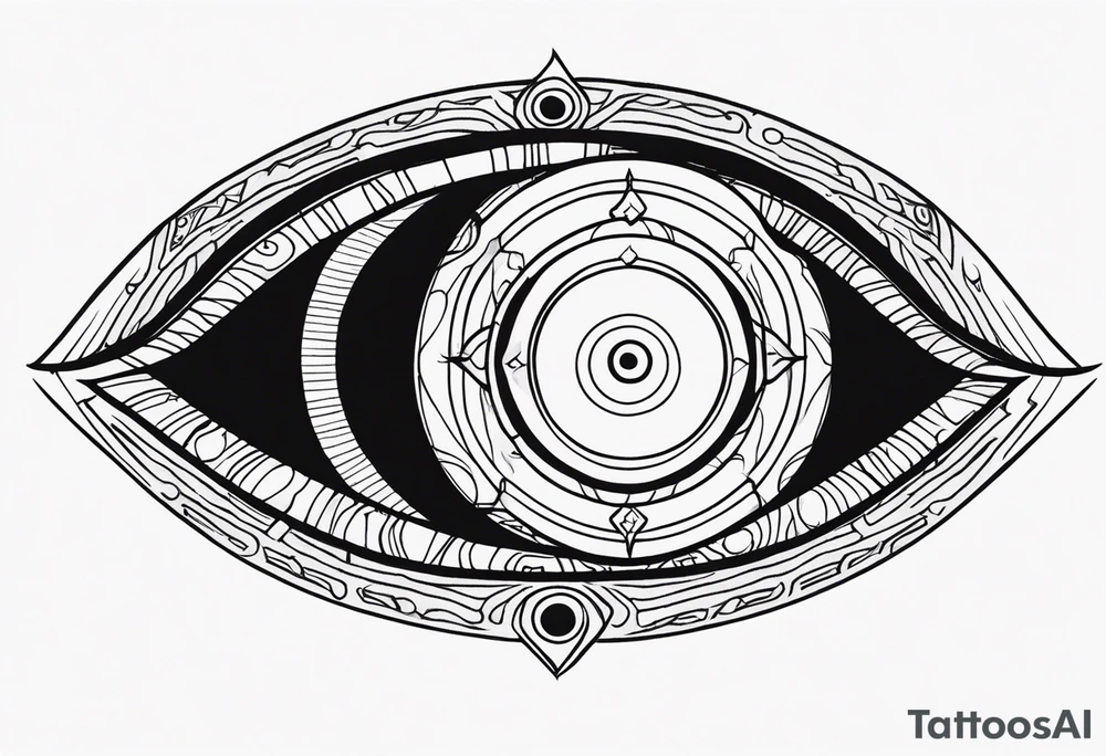 Sharingan eyes tattoo idea