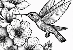 flowers butterflies hummingbird shoulder tattoo tattoo idea