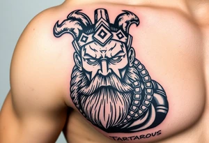 Big Tartarus greek god tattoo idea