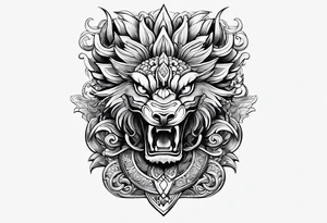 quetzalcoatl sleeve tattoo idea