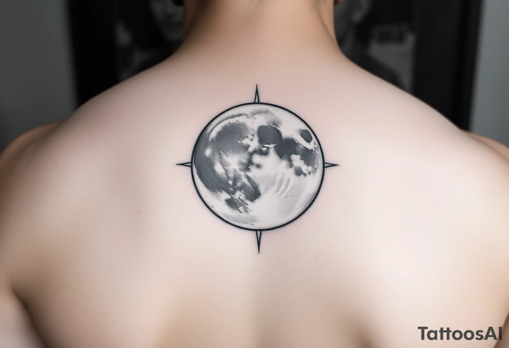 Moon tattoo tattoo idea