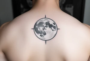 Moon tattoo tattoo idea