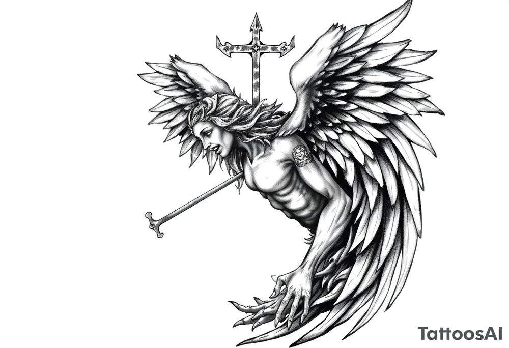 Gods Angel tattoo idea