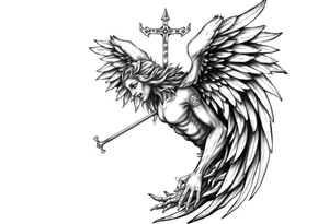 Gods Angel tattoo idea