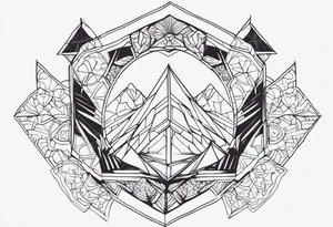 angle tattoo idea